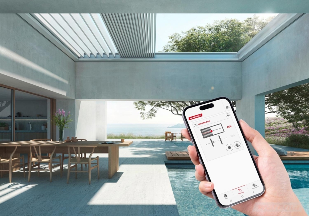 Ovládání markýzy mobilem pomocí WAREMA WMS WebControl pro