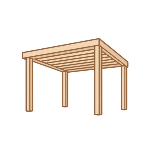 Dřevěná pergola
