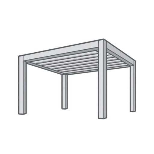 Hliníková pergola