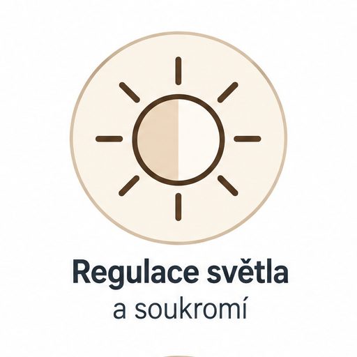 Ikona regulace světla a soukromí